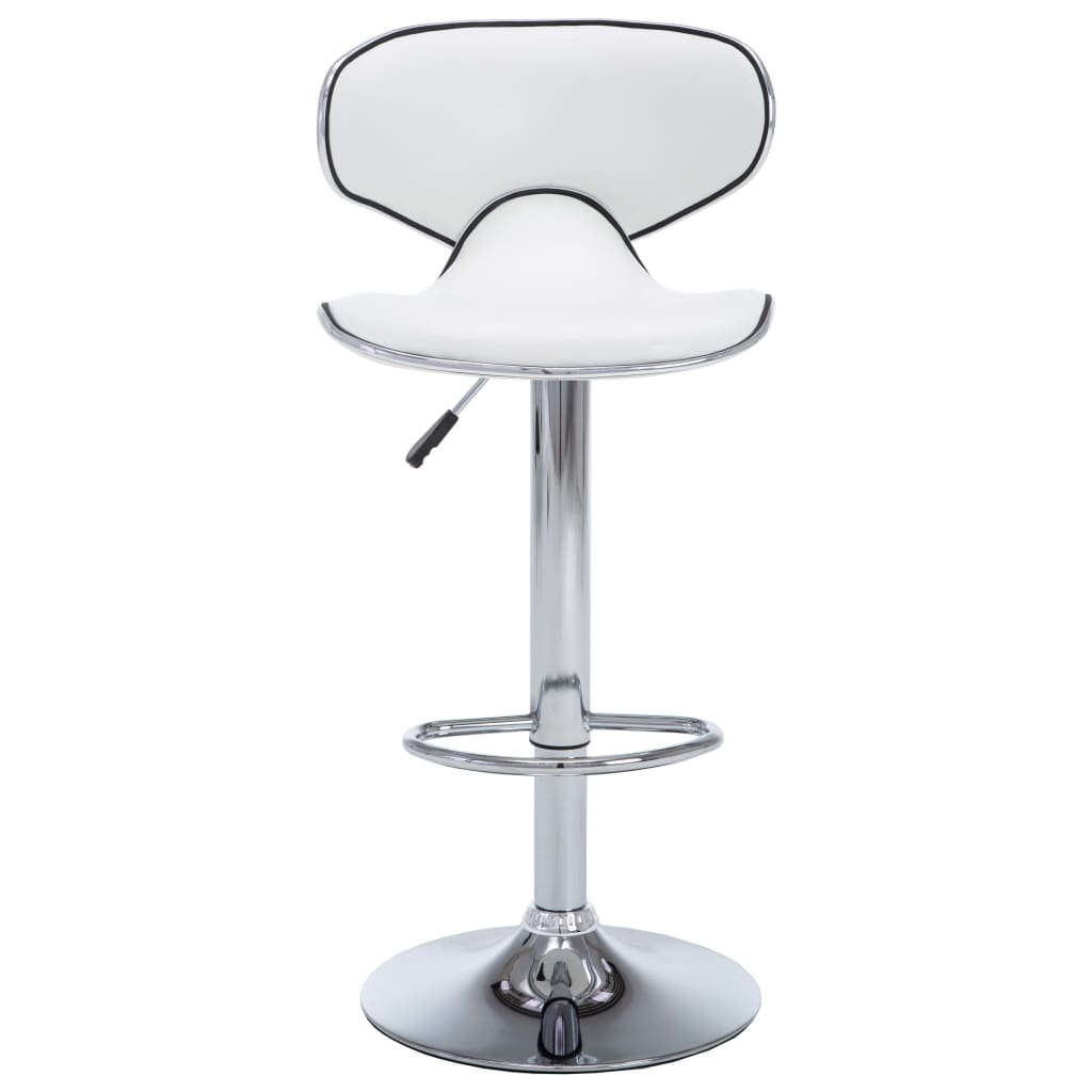 Barstoelen 2 st kunstleer wit is nu te koop bij PeponiXL, paradijselijk wonen!