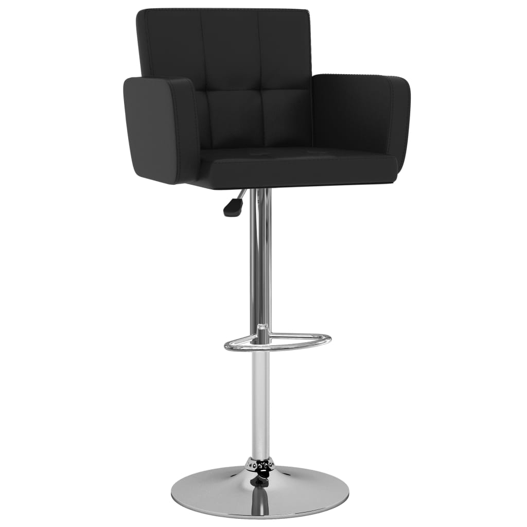 Barstoelen 2 st kunstleer zwart is nu te koop bij PeponiXL, paradijselijk wonen!