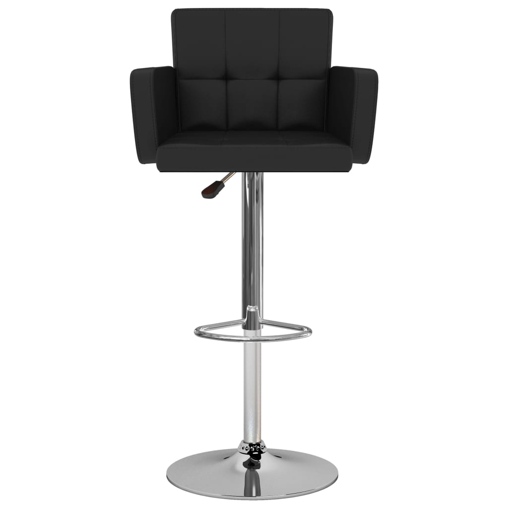 Barstoelen 2 st kunstleer zwart is nu te koop bij PeponiXL, paradijselijk wonen!