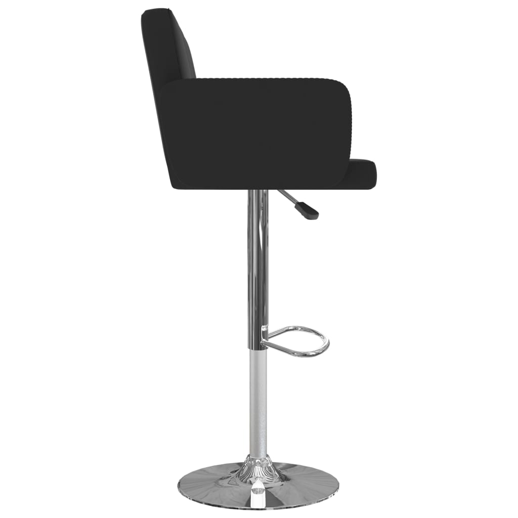 Barstoelen 2 st kunstleer zwart is nu te koop bij PeponiXL, paradijselijk wonen!
