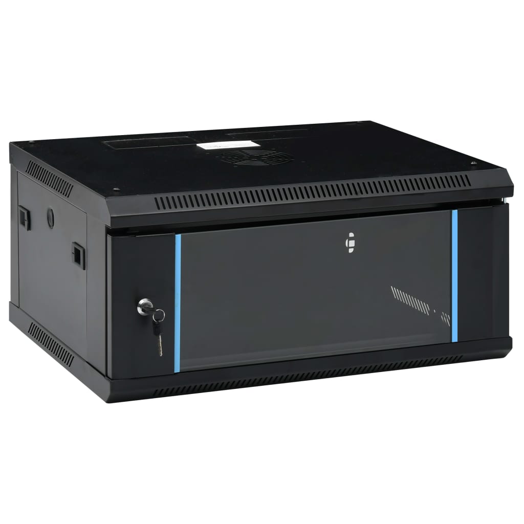 Netwerkkast voor aan de muur 4U 19" IP20 600x450x285 mm is nu te koop bij PeponiXL, paradijselijk wonen!