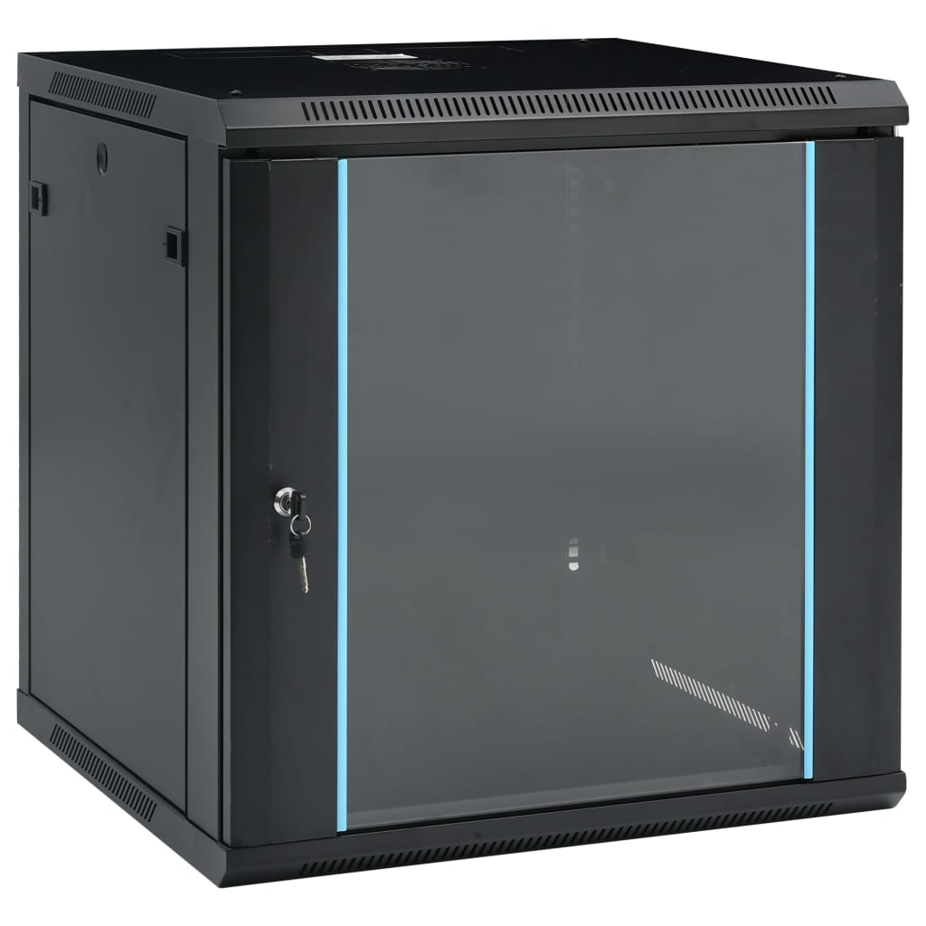 Netwerkkast voor aan de muur 12U 19" IP20 600x600x640 mm is nu te koop bij PeponiXL, paradijselijk wonen!