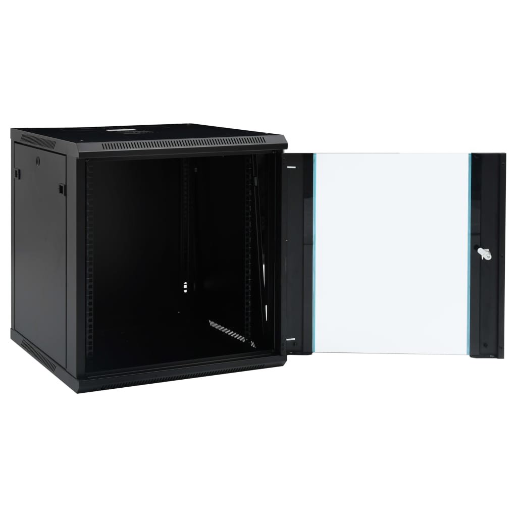 Netwerkkast voor aan de muur 12U 19" IP20 600x600x640 mm is nu te koop bij PeponiXL, paradijselijk wonen!