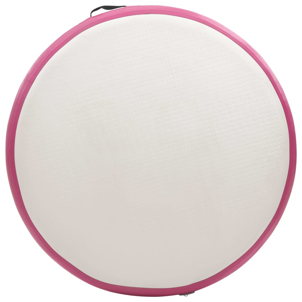 Gymnastiekmat met pomp opblaasbaar 100x100x20 cm PVC roze is nu te koop bij PeponiXL, paradijselijk wonen!