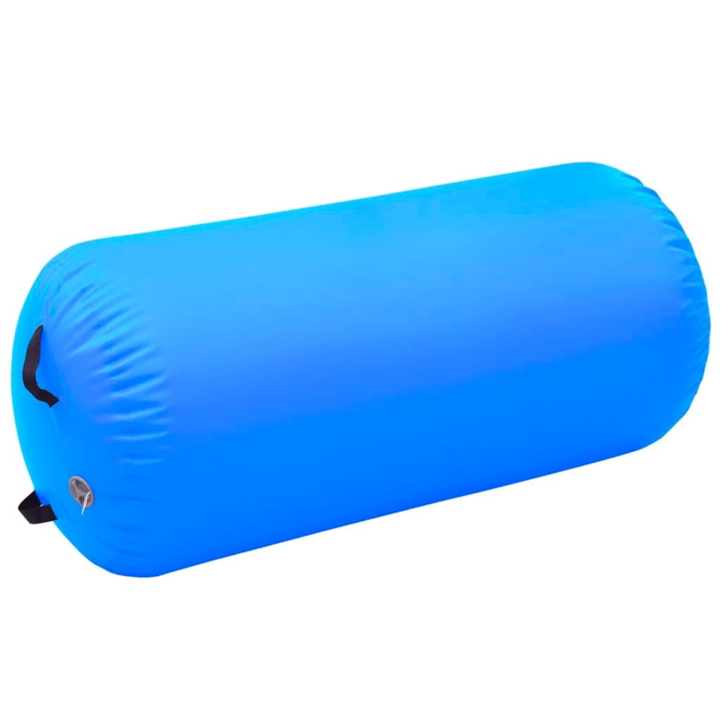 Gymnastiekrol met pomp opblaasbaar 120x90 cm PVC blauw is nu te koop bij PeponiXL, paradijselijk wonen!