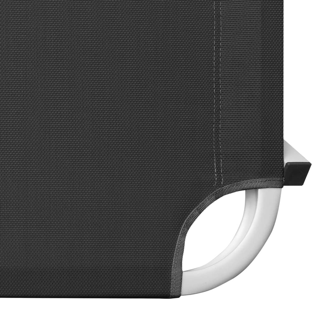 Ligbed aluminium en textileen zwart is nu te koop bij PeponiXL, paradijselijk wonen!