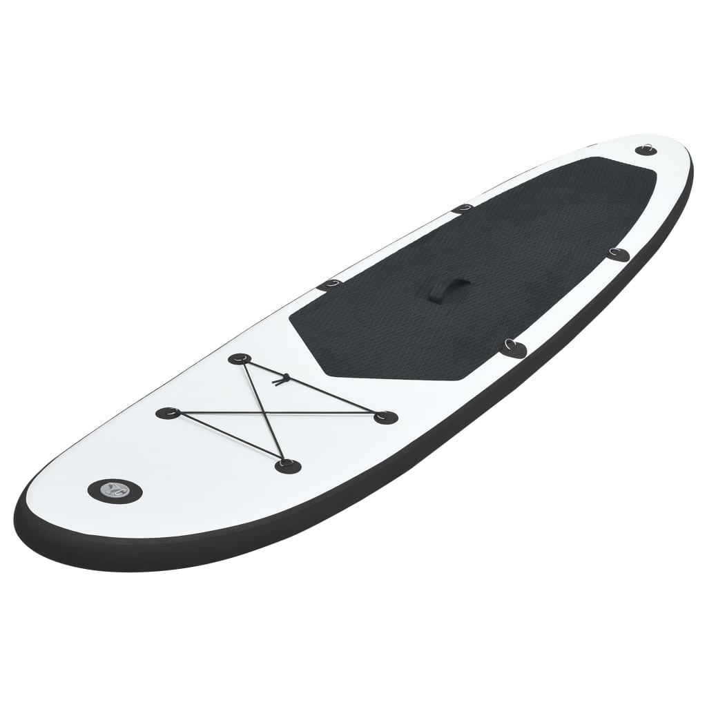 Stand Up Paddleboardset opblaasbaar zwart en wit is nu te koop bij PeponiXL, paradijselijk wonen!