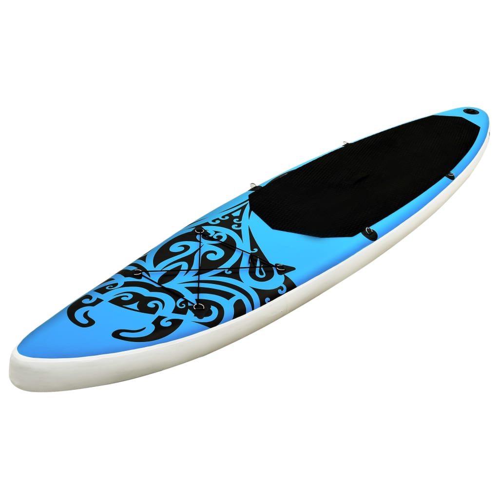 Stand Up Paddleboardset opblaasbaar 366x76x15 cm blauw is nu te koop bij PeponiXL, paradijselijk wonen!