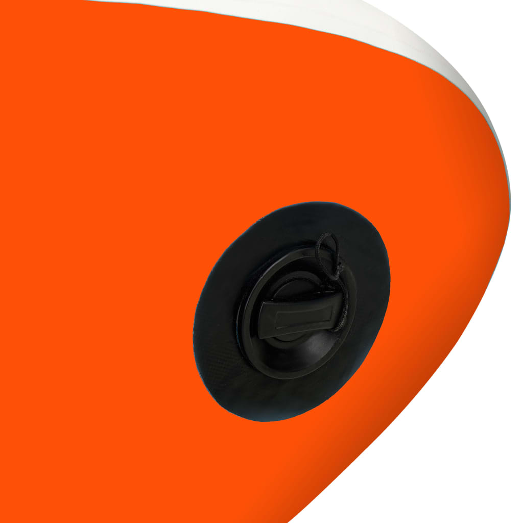 Stand Up Paddleboardset opblaasbaar 305x76x15 cm oranje is nu te koop bij PeponiXL, paradijselijk wonen!