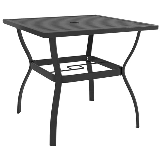 Tuintafel 81,5x81,5x72 cm staal antraciet is nu te koop bij PeponiXL, paradijselijk wonen!