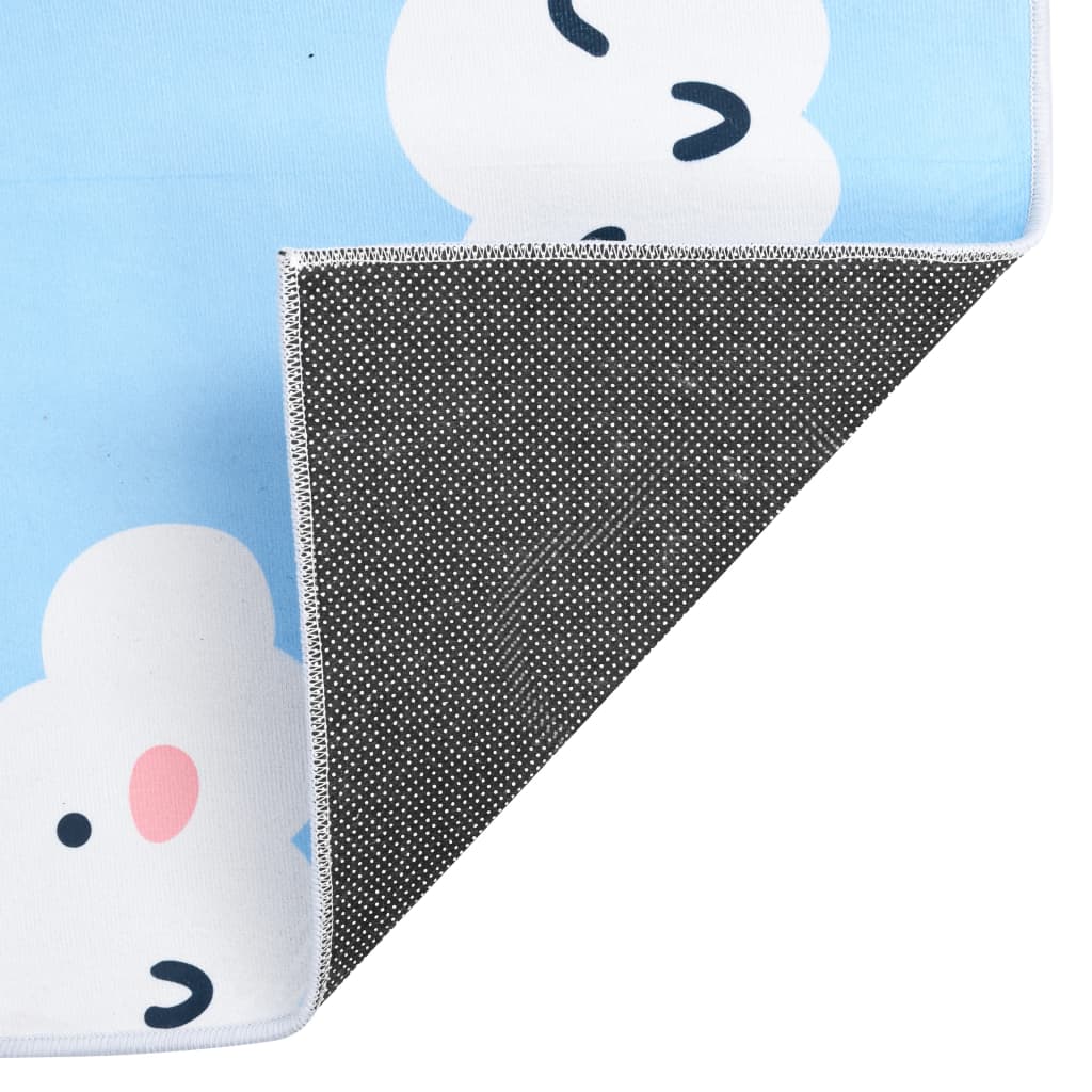 Vloerkleed met print 160x230 cm stof meerkleurig is nu te koop bij PeponiXL, paradijselijk wonen!