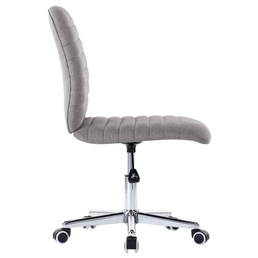 Eetkamerstoelen 6 st stof lichtgrijs is nu te koop bij PeponiXL, paradijselijk wonen!