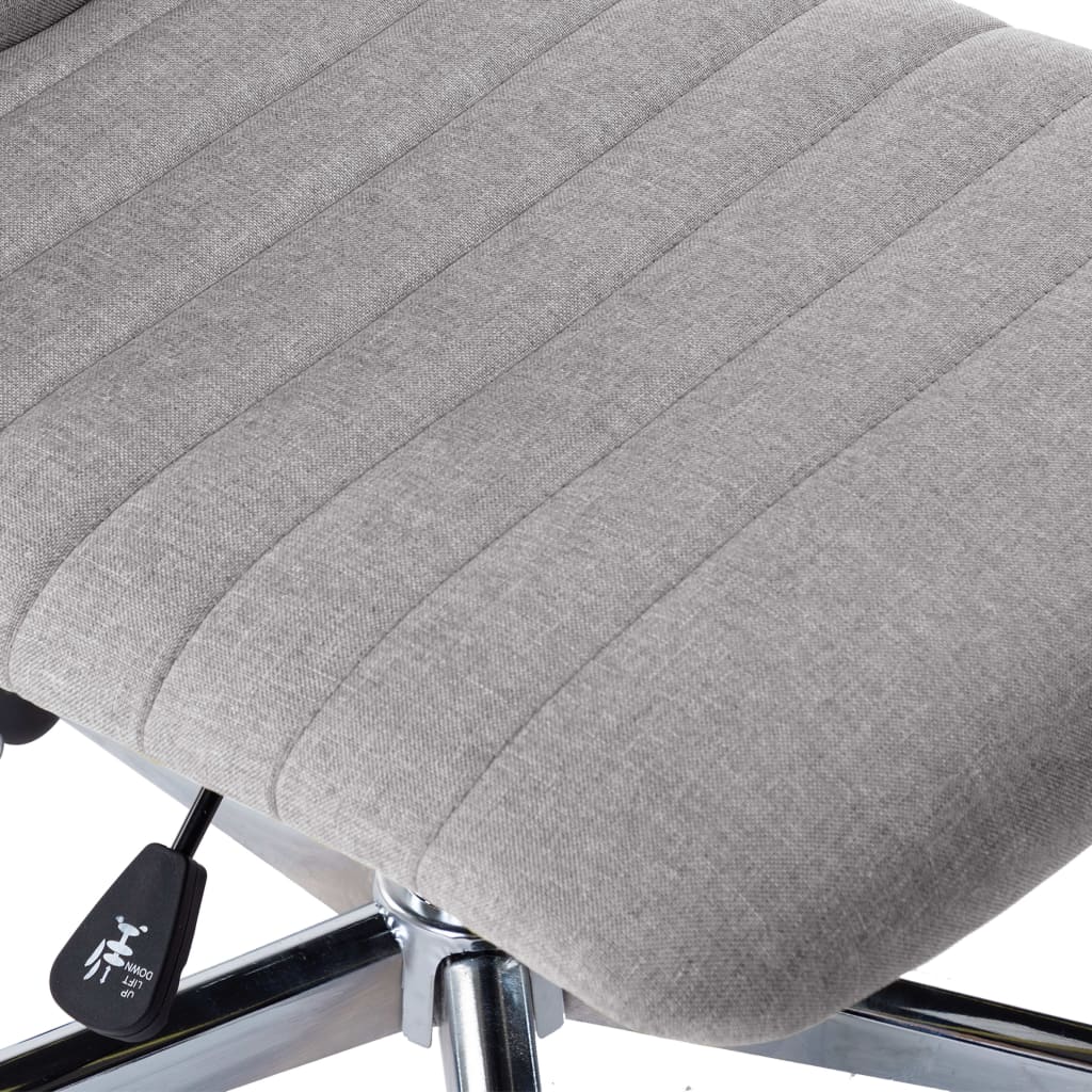 Eetkamerstoelen 6 st stof lichtgrijs is nu te koop bij PeponiXL, paradijselijk wonen!