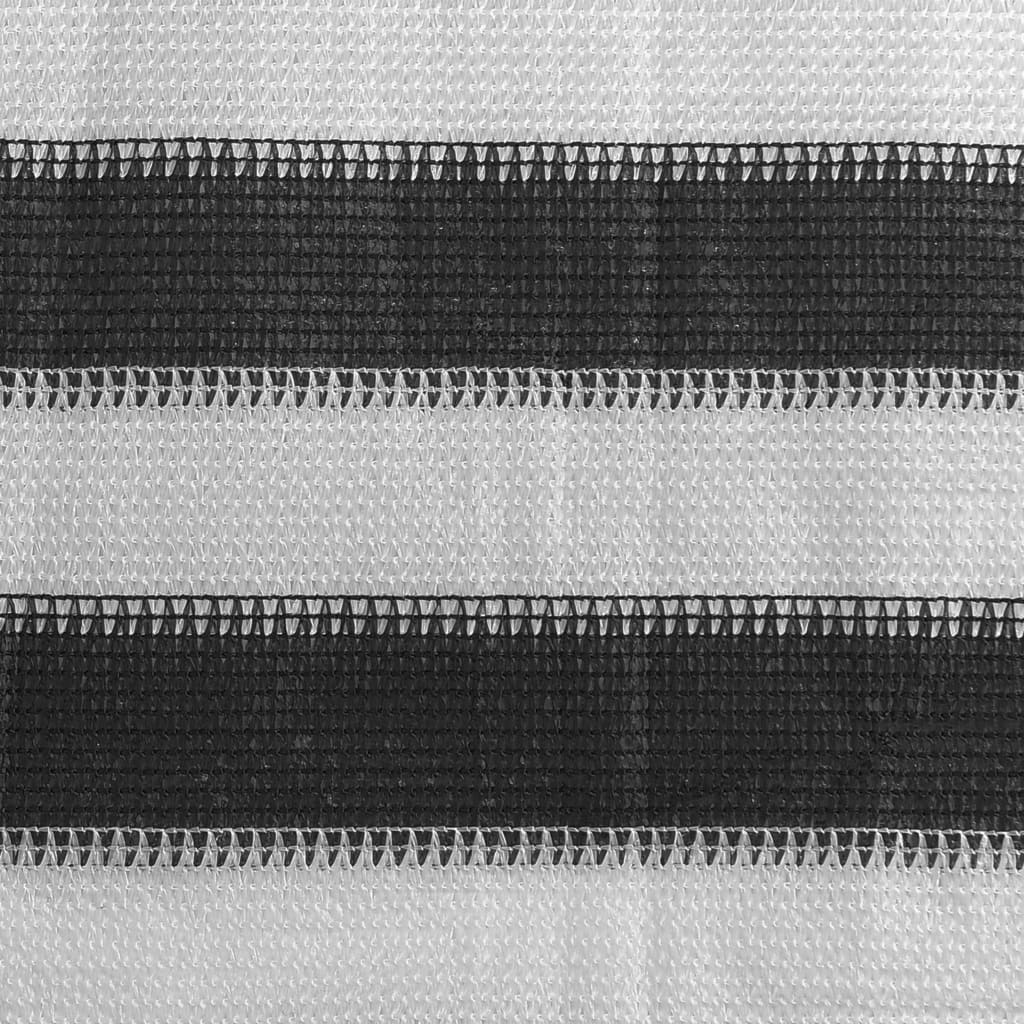 Balkonscherm 120x500 cm HDPE antracietkleurig en wit is nu te koop bij PeponiXL, paradijselijk wonen!