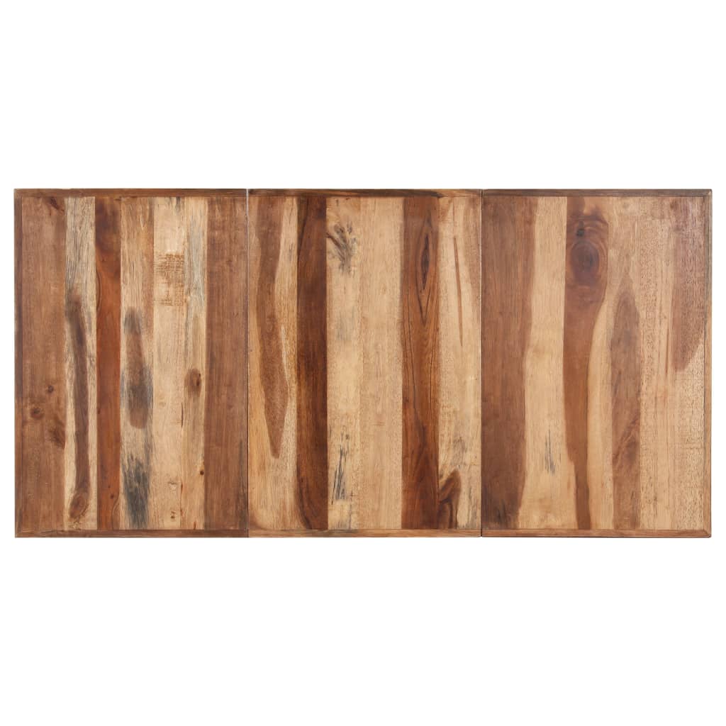 Eettafel 180x90x75 cm massief hout met honingkleurige afwerking is nu te koop bij PeponiXL, paradijselijk wonen!