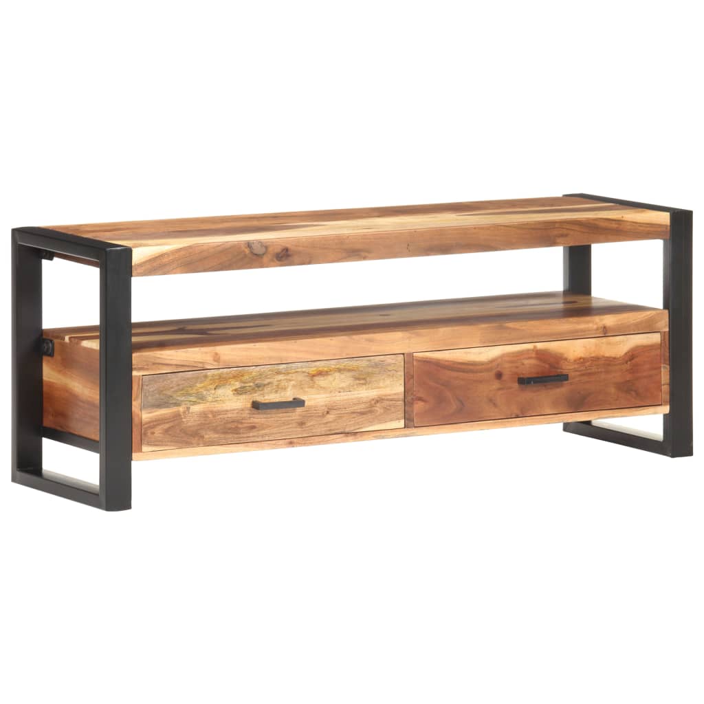 Tv-meubel 120x35x45 cm hout met honingkleurige afwerking is nu te koop bij PeponiXL, paradijselijk wonen!