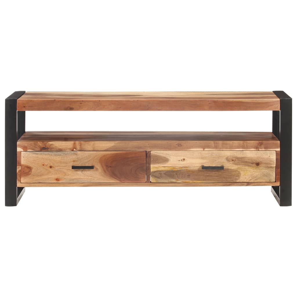 Tv-meubel 120x35x45 cm hout met honingkleurige afwerking is nu te koop bij PeponiXL, paradijselijk wonen!