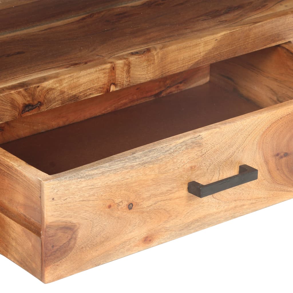 Tv-meubel 120x35x45 cm hout met honingkleurige afwerking is nu te koop bij PeponiXL, paradijselijk wonen!