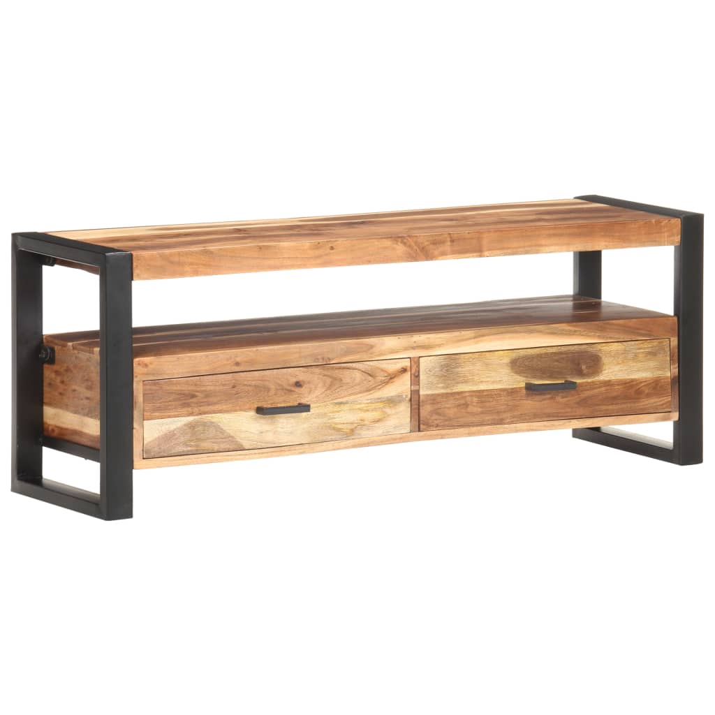 Tv-meubel 120x35x45 cm hout met honingkleurige afwerking is nu te koop bij PeponiXL, paradijselijk wonen!