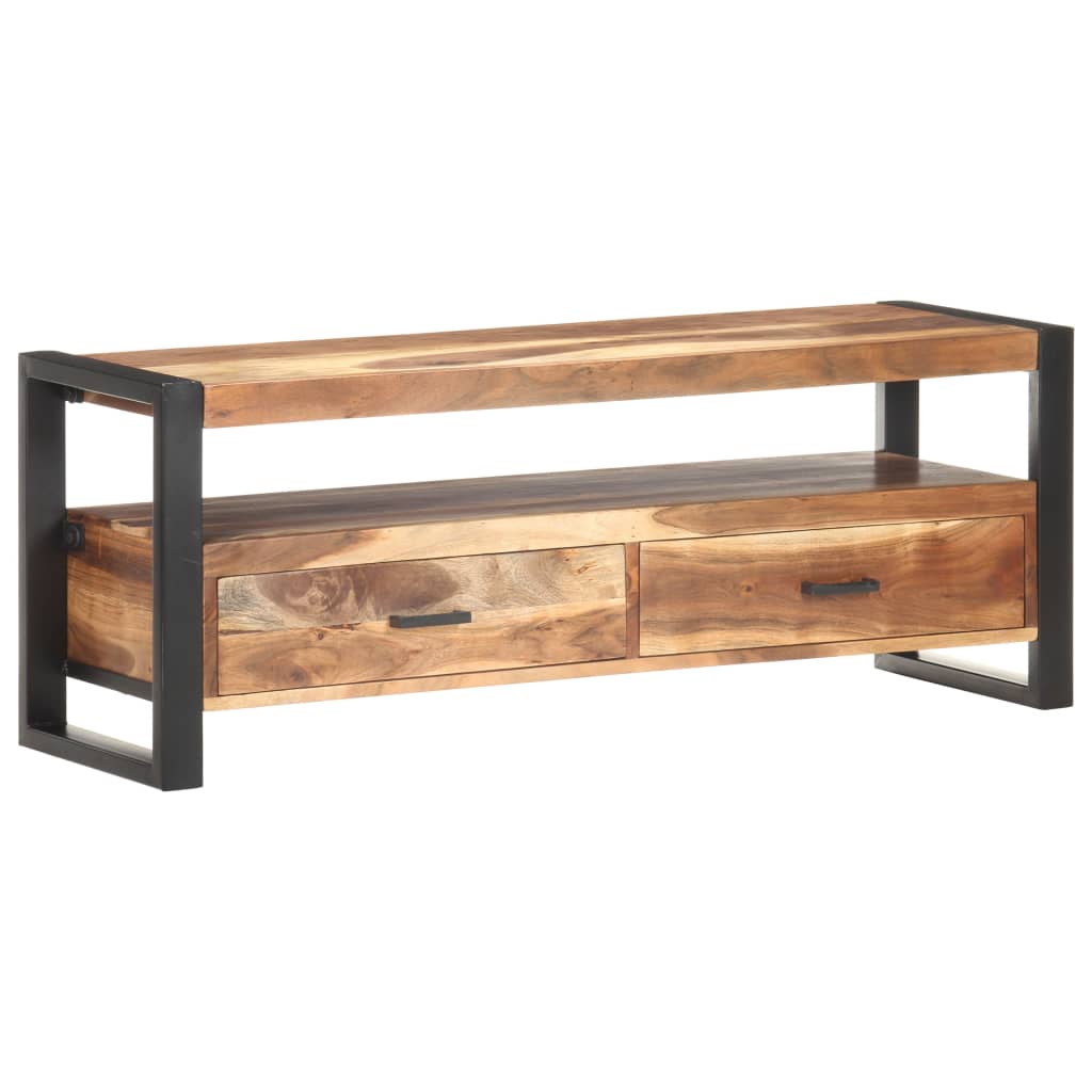 Tv-meubel 120x35x45 cm hout met honingkleurige afwerking is nu te koop bij PeponiXL, paradijselijk wonen!