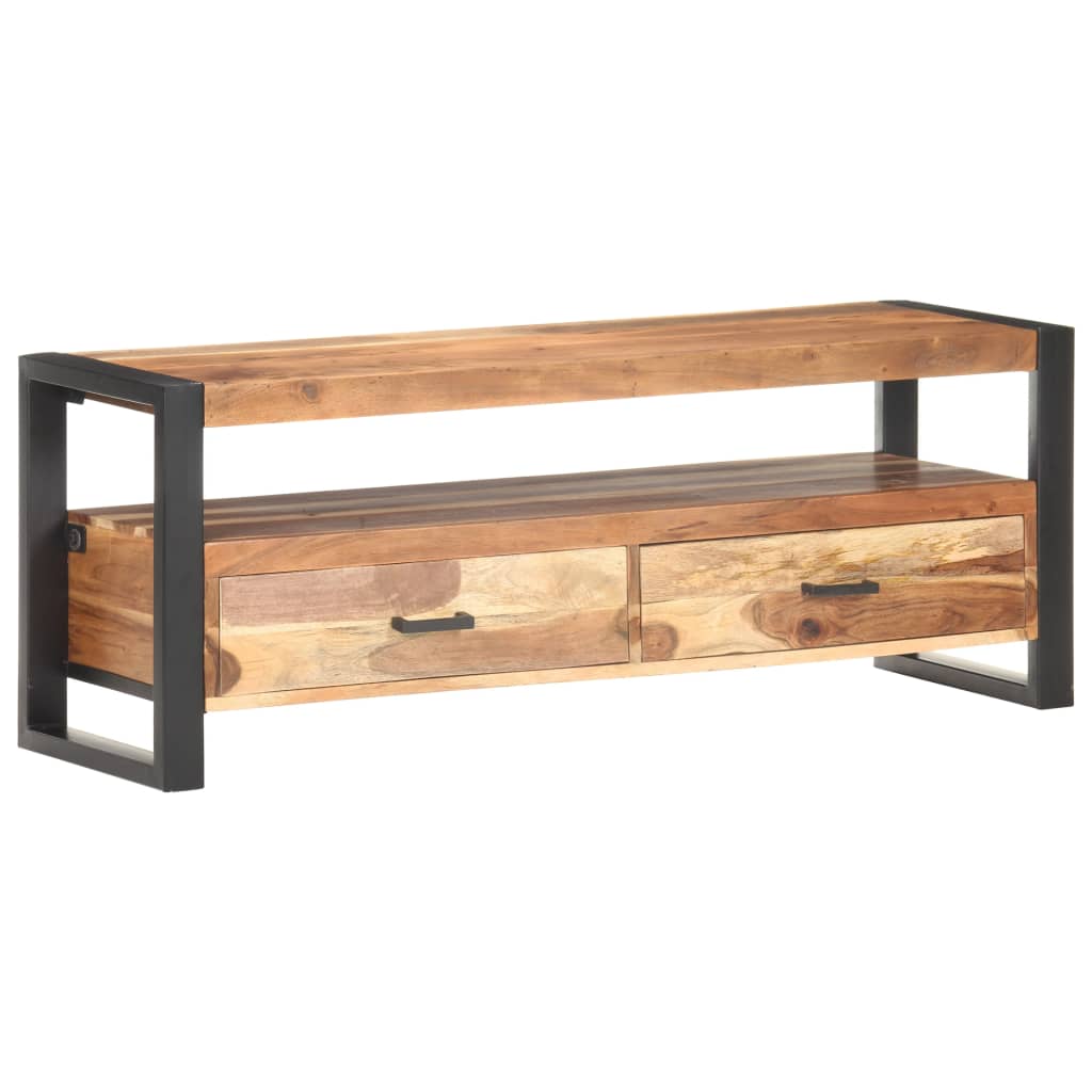 Tv-meubel 120x35x45 cm hout met honingkleurige afwerking is nu te koop bij PeponiXL, paradijselijk wonen!