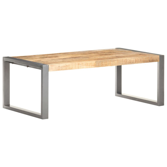 Salontafel 110x60x40 cm ruw mangohout is nu te koop bij PeponiXL, paradijselijk wonen!