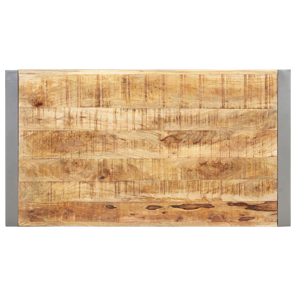 Salontafel 110x60x40 cm ruw mangohout is nu te koop bij PeponiXL, paradijselijk wonen!