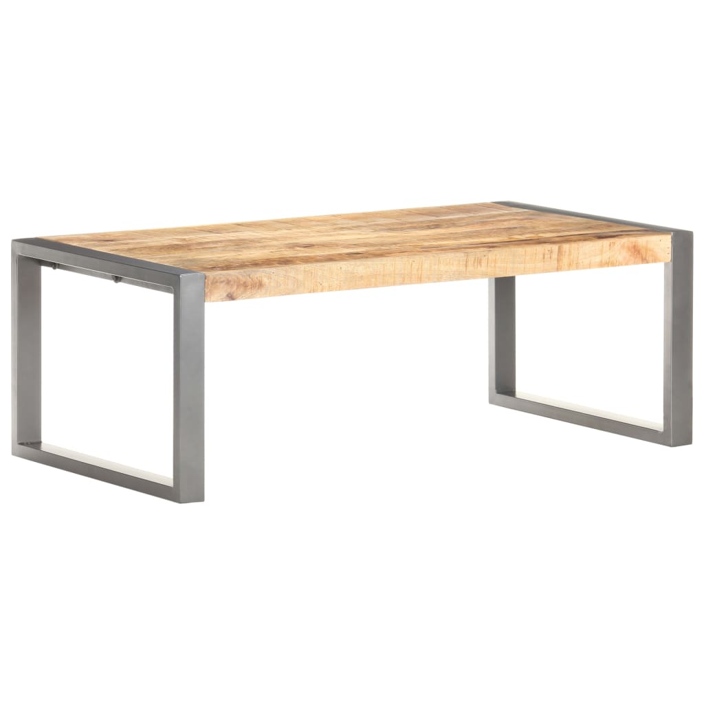 Salontafel 110x60x40 cm ruw mangohout is nu te koop bij PeponiXL, paradijselijk wonen!