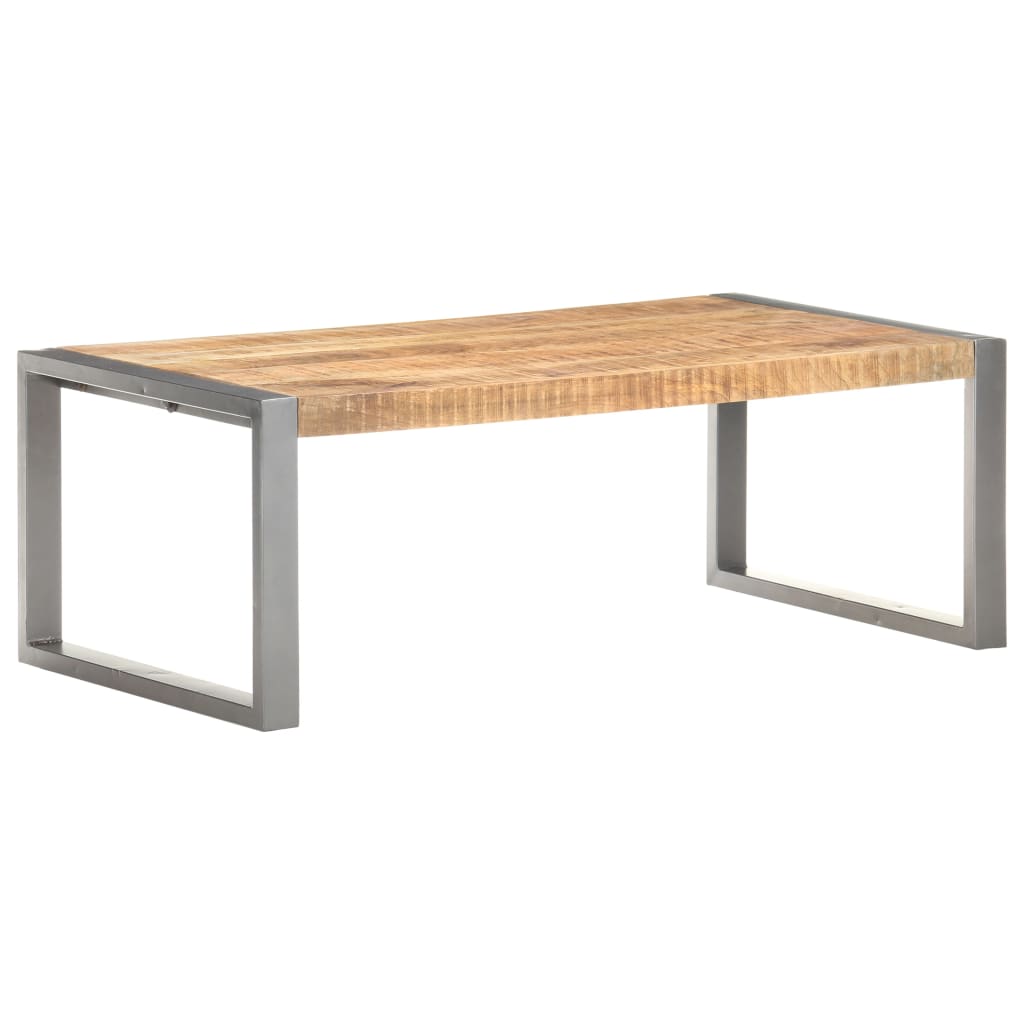 Salontafel 110x60x40 cm ruw mangohout is nu te koop bij PeponiXL, paradijselijk wonen!