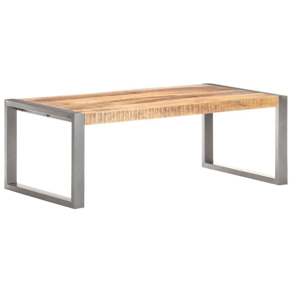 Salontafel 110x60x40 cm ruw mangohout is nu te koop bij PeponiXL, paradijselijk wonen!