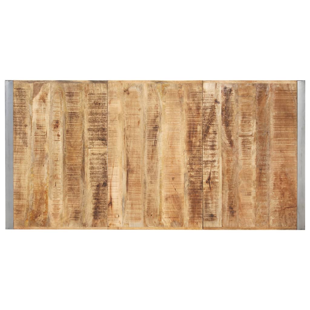 Eettafel 200x100x75 cm massief ruw mangohout is nu te koop bij PeponiXL, paradijselijk wonen!