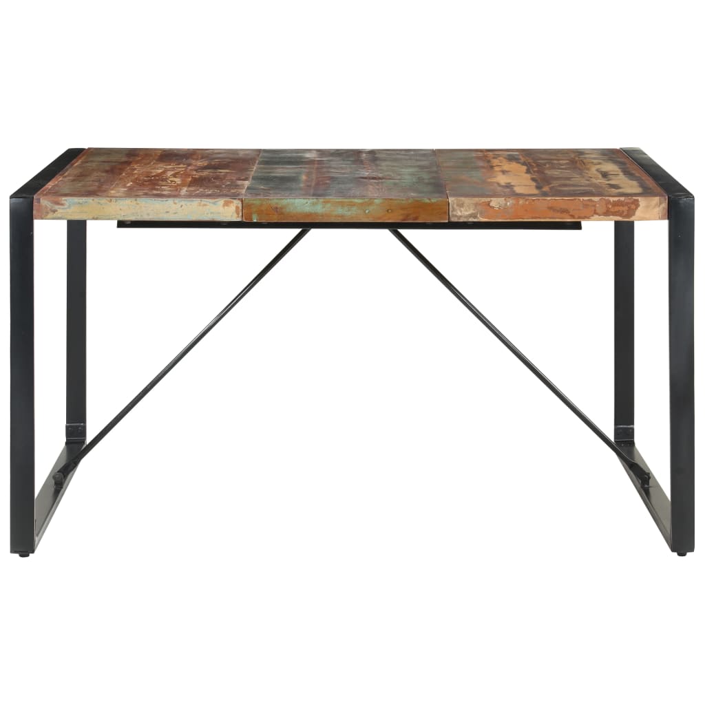Eettafel 140x140x75 cm massief gerecycled hout is nu te koop bij PeponiXL, paradijselijk wonen!