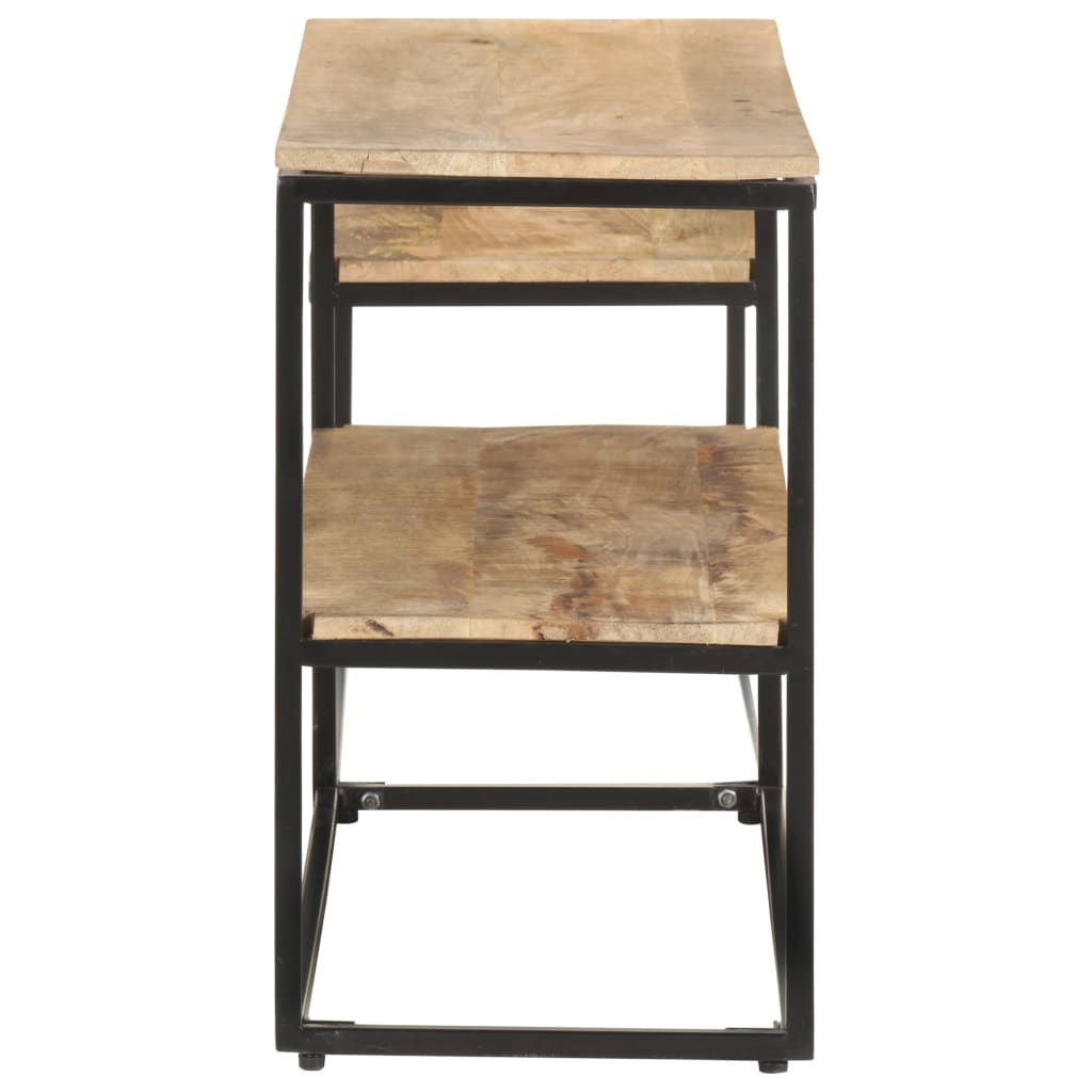 Tv-meubel 180x30x50 cm ruw mangohout is nu te koop bij PeponiXL, paradijselijk wonen!