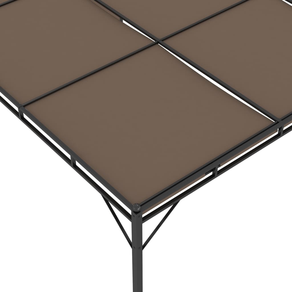 Tuinprieel met zijgordijn 4x3x2,25 m taupe is nu te koop bij PeponiXL, paradijselijk wonen!