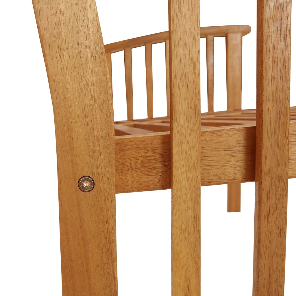 Tuinbank 119 cm massief acaciahout is nu te koop bij PeponiXL, paradijselijk wonen!