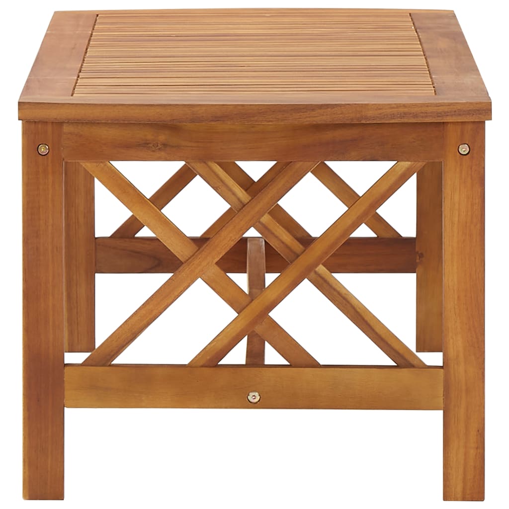 Salontafel 102x50x43 cm massief acaciahout is nu te koop bij PeponiXL, paradijselijk wonen!
