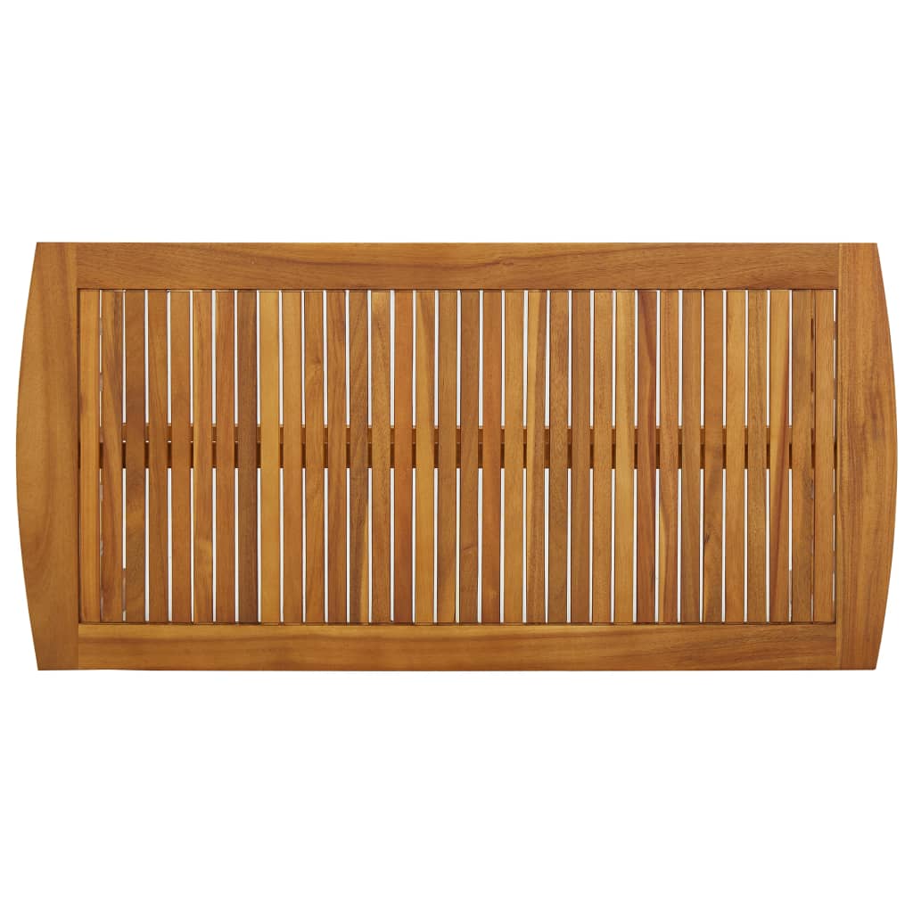 Salontafel 102x50x43 cm massief acaciahout is nu te koop bij PeponiXL, paradijselijk wonen!