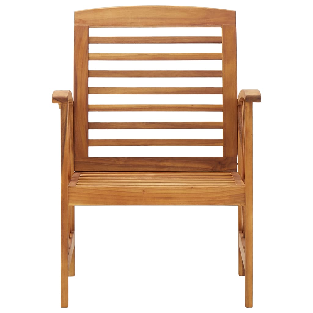 Tuinstoelen 2 st massief acaciahout is nu te koop bij PeponiXL, paradijselijk wonen!
