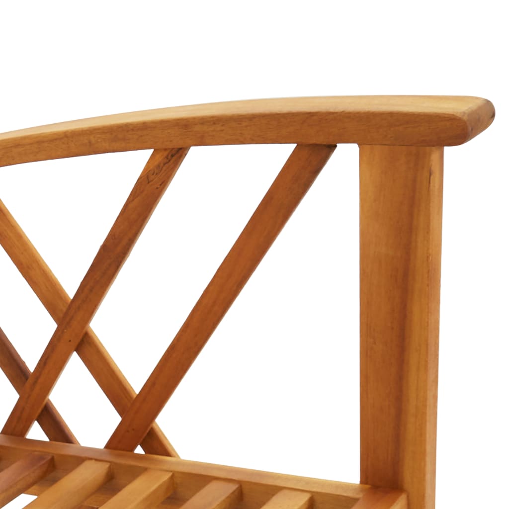 Tuinstoelen 2 st massief acaciahout is nu te koop bij PeponiXL, paradijselijk wonen!