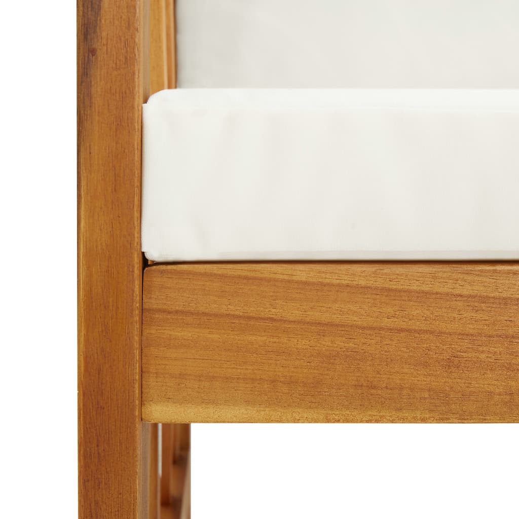 Tuinstoelen 2 st met kussens massief acaciahout is nu te koop bij PeponiXL, paradijselijk wonen!