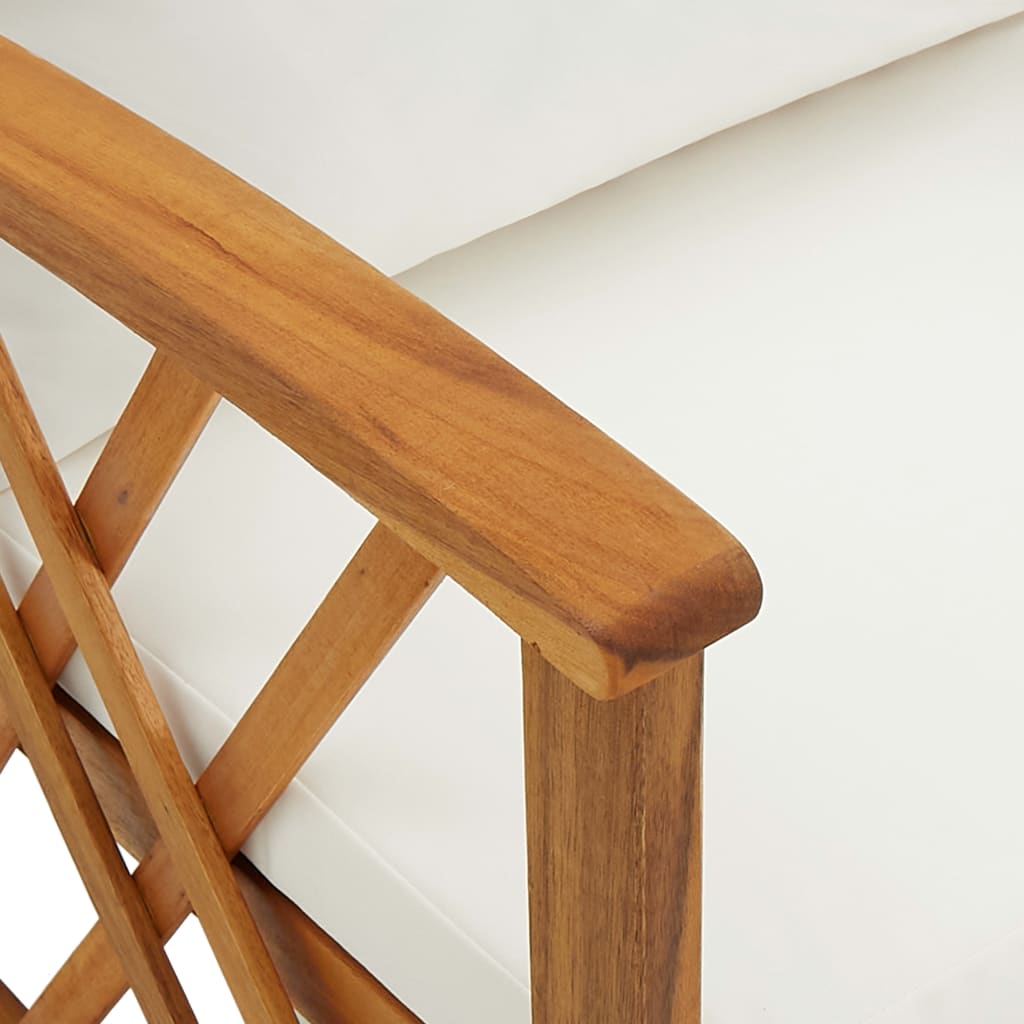 Tuinstoelen 2 st met kussens massief acaciahout is nu te koop bij PeponiXL, paradijselijk wonen!