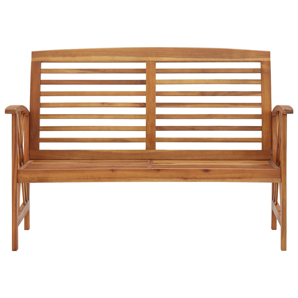 Tuinbank 119 cm massief acaciahout is nu te koop bij PeponiXL, paradijselijk wonen!