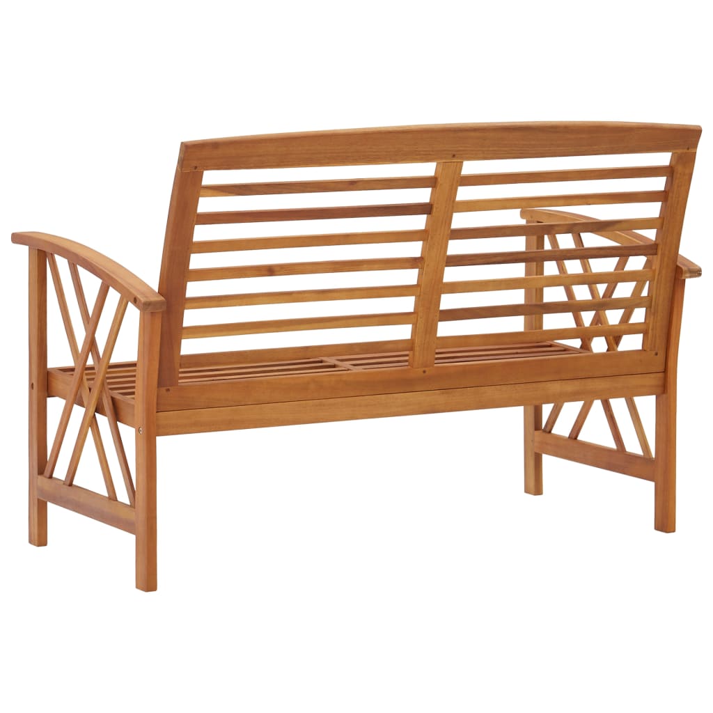 Tuinbank 119 cm massief acaciahout is nu te koop bij PeponiXL, paradijselijk wonen!