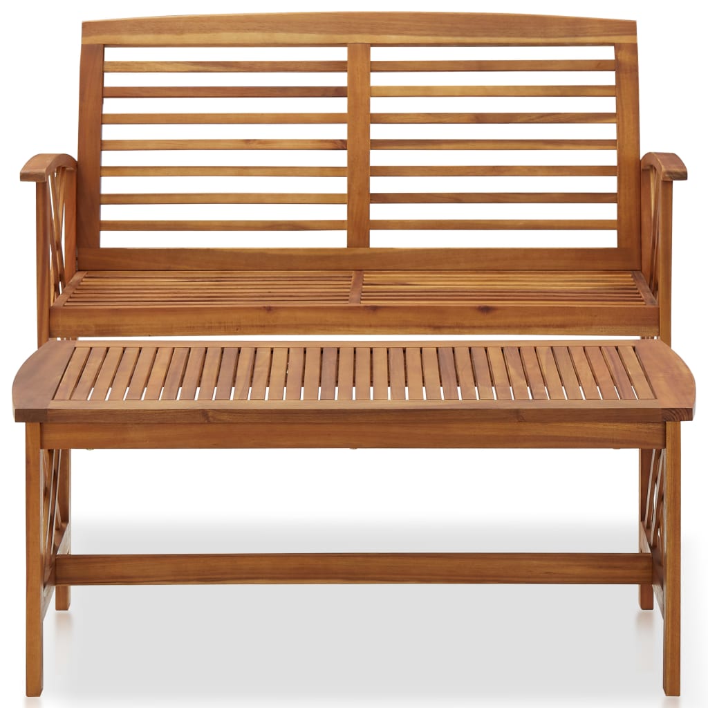 2-delige Loungeset massief acaciahout is nu te koop bij PeponiXL, paradijselijk wonen!