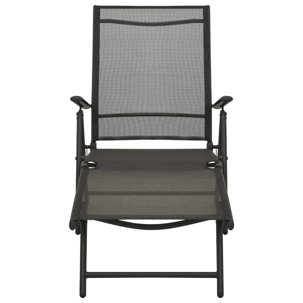 3-delige Loungeset textileen en aluminium zwart is nu te koop bij PeponiXL, paradijselijk wonen!