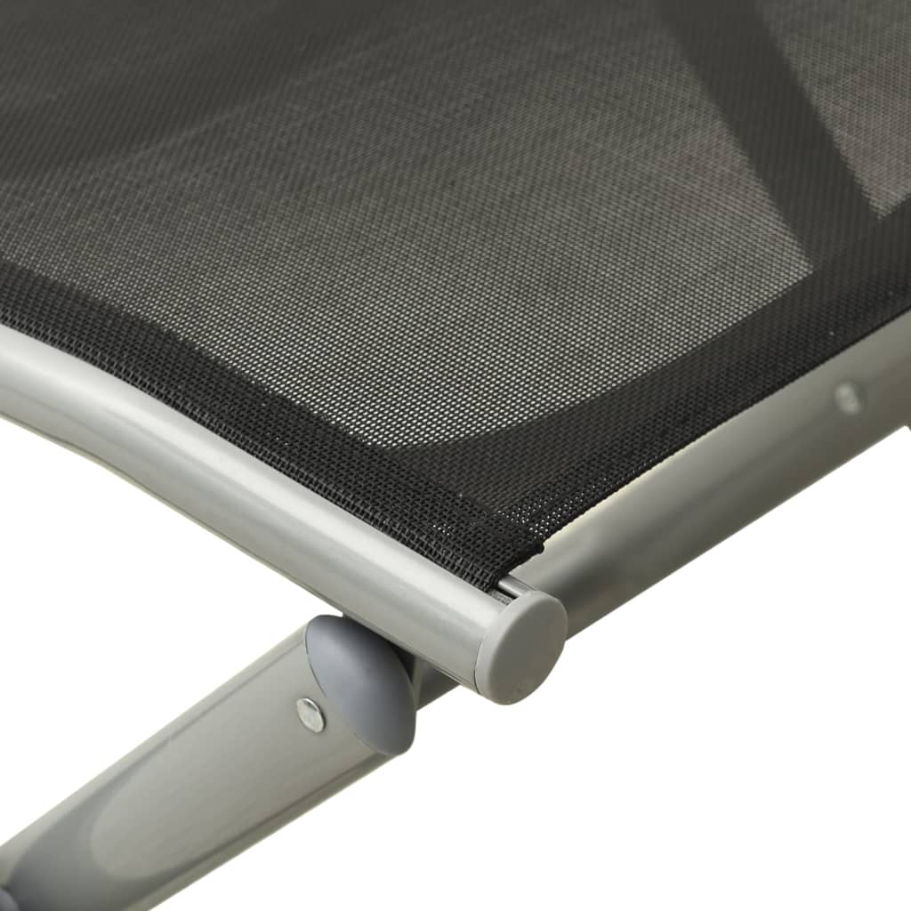 3-delige Loungeset textileen en aluminium zilverkleurig is nu te koop bij PeponiXL, paradijselijk wonen!