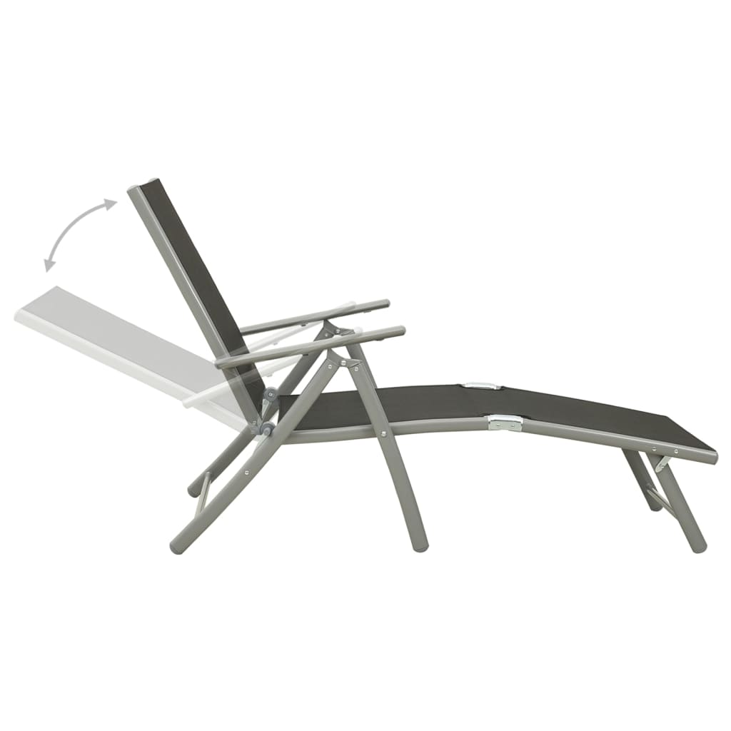 3-delige Loungeset textileen en aluminium zilverkleurig is nu te koop bij PeponiXL, paradijselijk wonen!