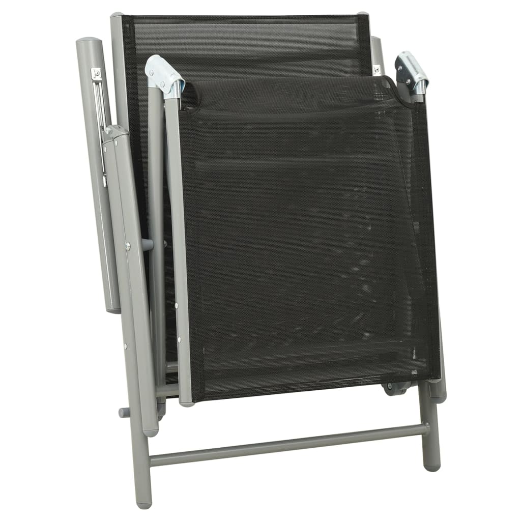 3-delige Loungeset textileen en aluminium zilverkleurig is nu te koop bij PeponiXL, paradijselijk wonen!
