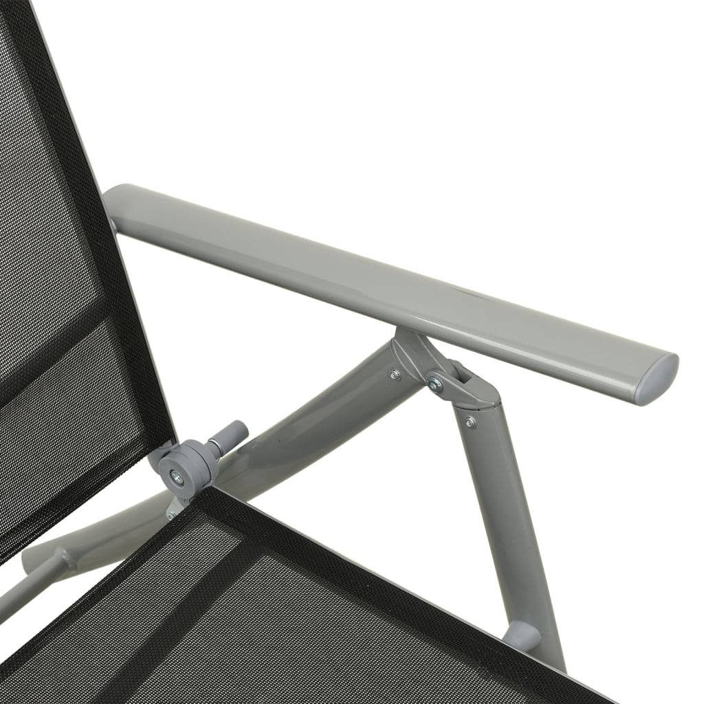 3-delige Loungeset textileen en aluminium zilverkleurig is nu te koop bij PeponiXL, paradijselijk wonen!
