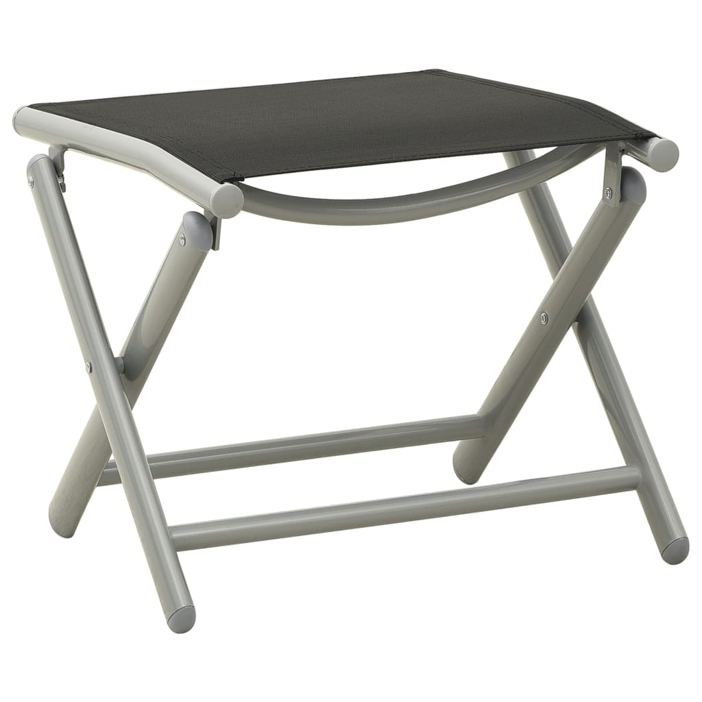 3-delige Loungeset textileen en aluminium zilverkleurig is nu te koop bij PeponiXL, paradijselijk wonen!